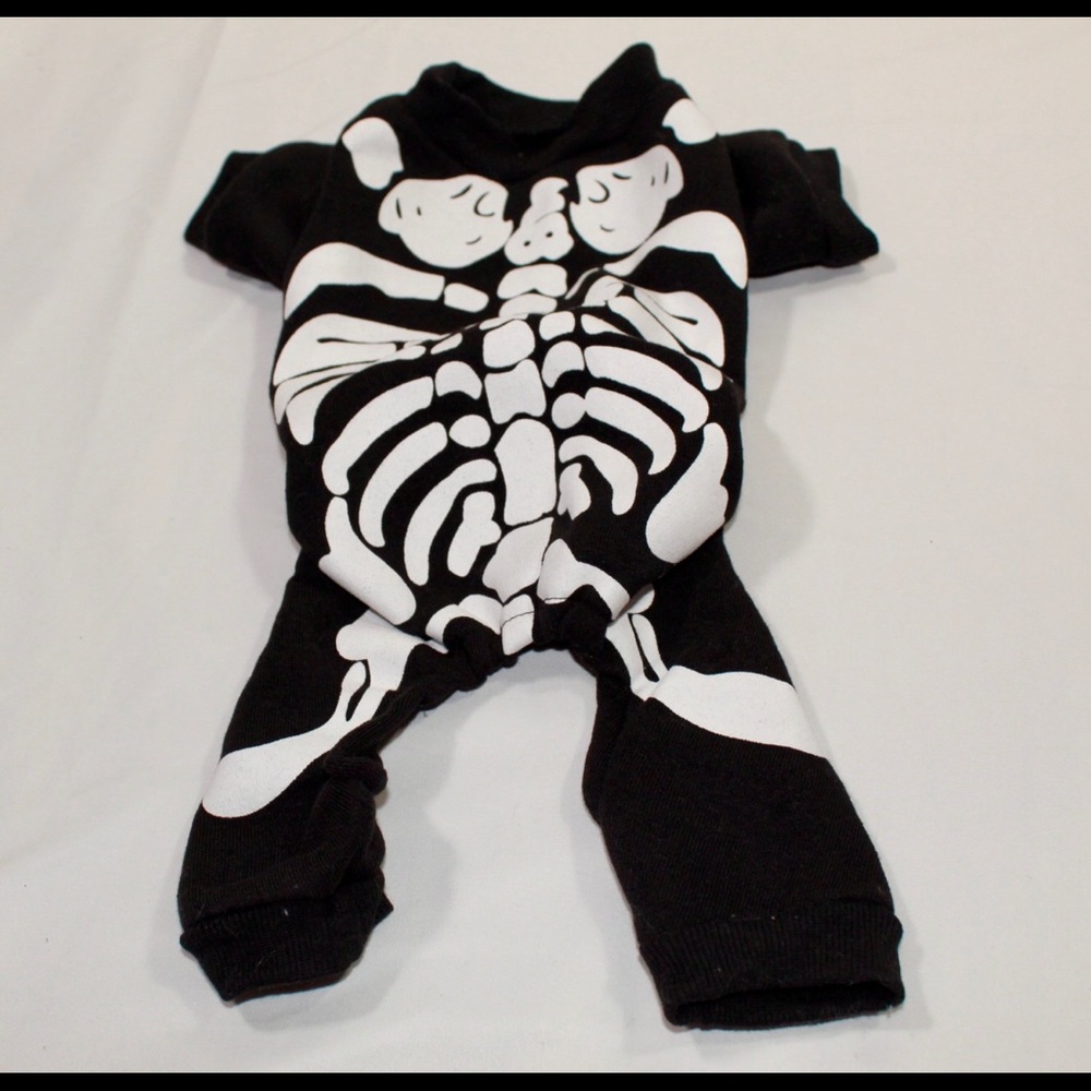 Small puppy/dog Skeleton Jumpsuit Hoodie